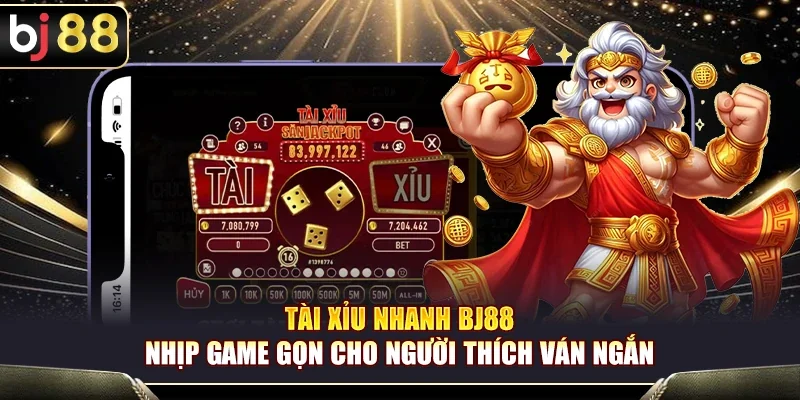 BJ88 – Tài Xỉu Nhanh BJ88 – Nhịp Game Gọn Cho Người Thích Ván Ngắn