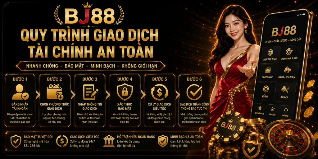 Quy trình giao dịch tài chính an toàn 